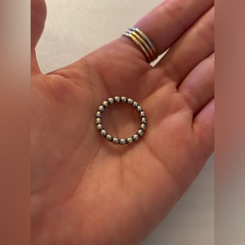 Authentic Vintage Pandora 925 Sterling Silver Ring Size 5